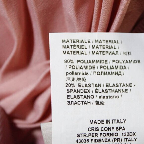 Pinko Italy Pleated Velvet Midi Skirt Pink 2 4 NWOT - Picture 7 of 9